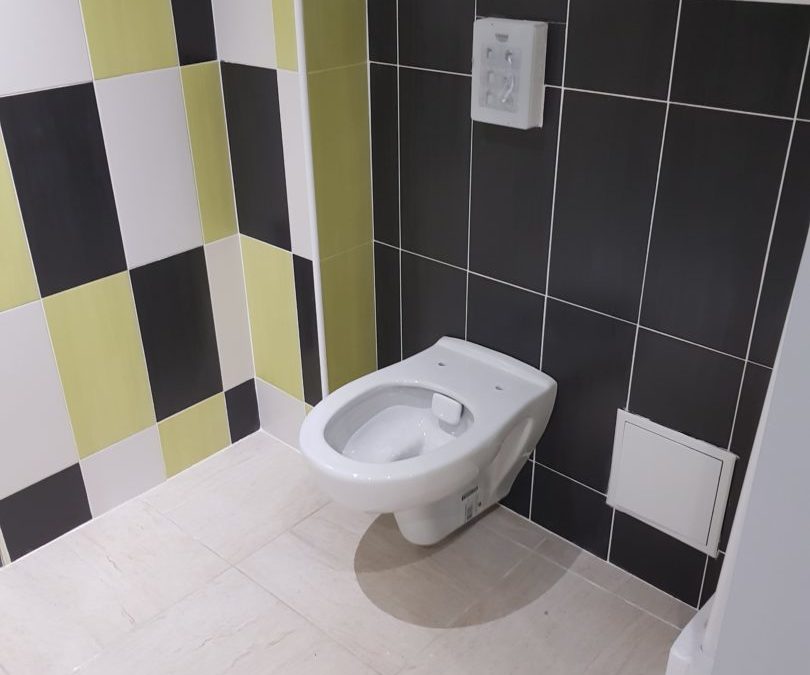 Argol réalisation d’une salle de bain avec douche italienne et wc suspendu